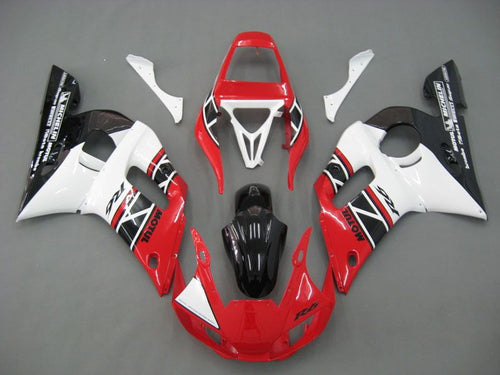Fairings For Yamaha YZF-R6 Red White Black R6  (1998-2002)