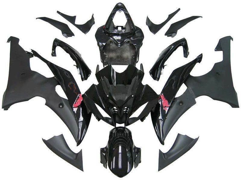 2008-2012 Fairings For Yamaha YZF-R6 Contrast Black R6 