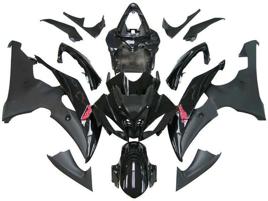 2008-2012 Fairings For Yamaha YZF-R6 Contrast Black R6 