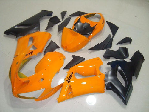 Fairings For Kawasaki ZX-6R, 2005-2006 - Orange & Black