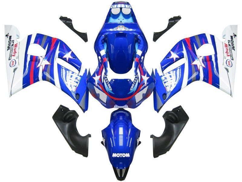 Fairings For Yamaha YZF-R6 Blue White Star FIAT R6  (1998-2002)
