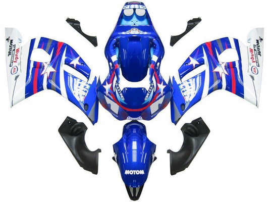 Fairings For Yamaha YZF-R6 Blue White Star FIAT R6  (1998-2002)
