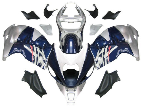 Fairings For Suzuki GSX1300R Hayabusa Blue and Silver Hayabusa  (1996-2007)