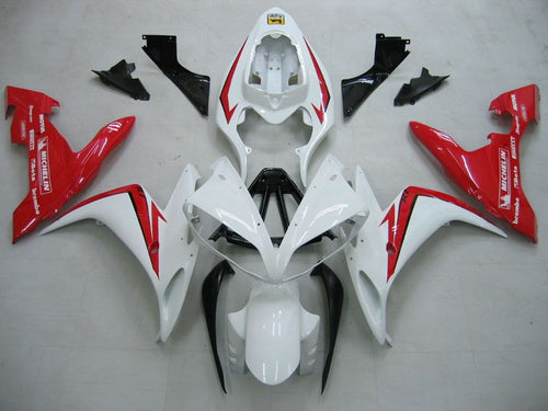 Fairings For Yamaha YZF-R1 White Red R1  (2004-2006)