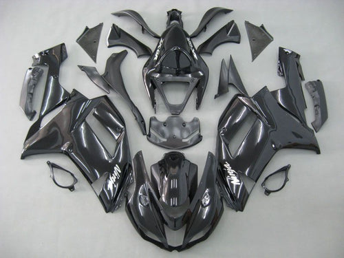 Fairings For Kawasaki ZX6R ZX636 Black Ninja  (2007-2008)