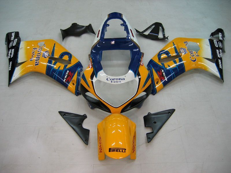 Fairings For Suzuki GSXR 600 Yellow & Blue Corona GSXR  (2001-2003)