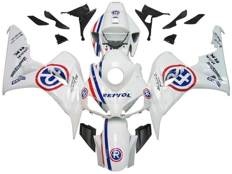 Fairings For Honda CBR 1000 RR White Circle R Repsol  (2006-2007)