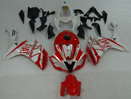 Fairings For Yamaha YZF-R1 Red White FIAT R1  (2007-2008)