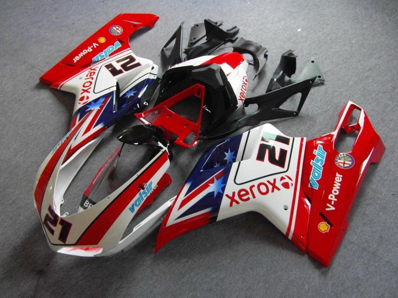 Fairings For Ducati - 1098 07-11 White & Red