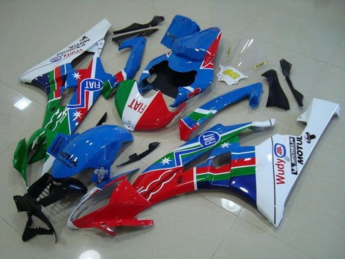 Fairings For Yamaha R6, 2006-2007 - Blue, Red, White & Green