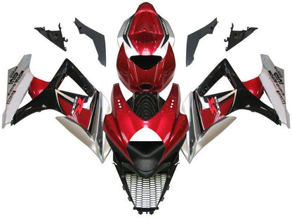 Fairings For Suzuki GSXR 1000 Red Cherry & Black GSXR  (2007-2008)