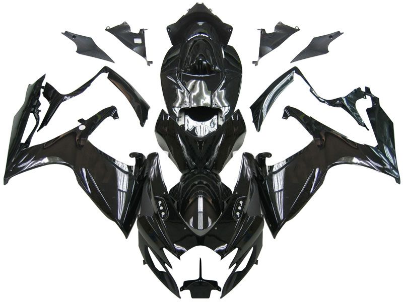 Fairings For Suzuki GSXR 600 750 All Black GSXR  (2006-2007)