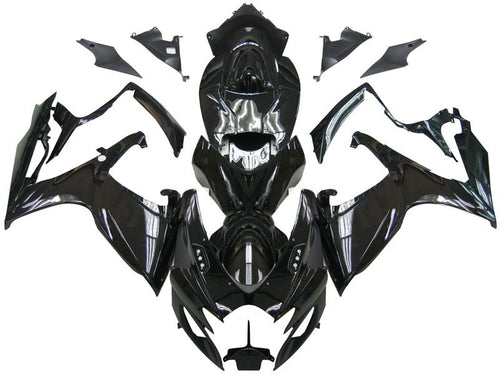 Fairings For Suzuki GSXR 600 750 All Black GSXR  (2006-2007)