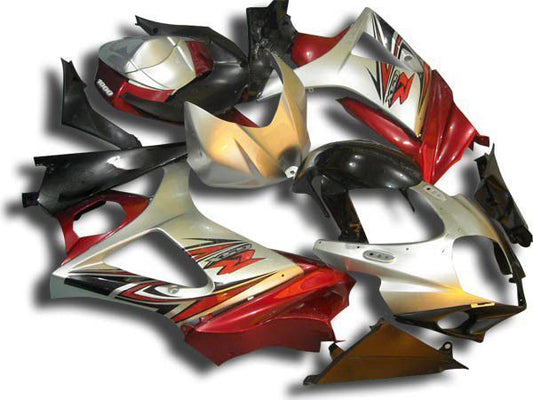 Fairings For Suzuki - GSXR1000 K7 07-08 Red Silver