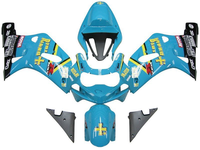 Fairings For Suzuki GSXR 600 Blue & Black GSXR  (2001-2003)