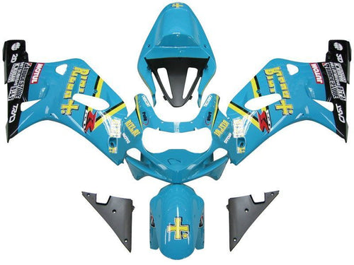 Fairings For Suzuki GSXR 600 Blue & Black GSXR  (2001-2003)