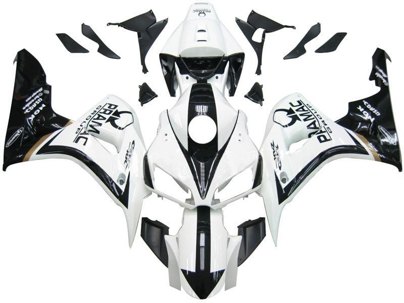 Fairings For Honda CBR 1000 RR White & Black CBR  (2006-2007)