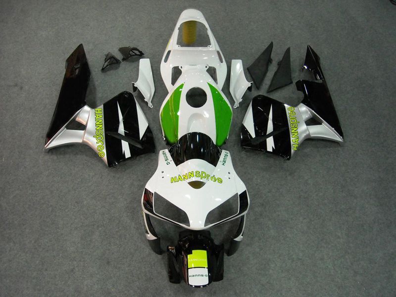 Fairings For Honda CBR600RR F5(2003-2004) White Black Green