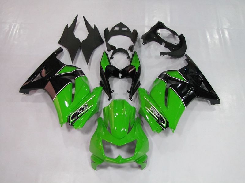 Fairings For Kawasaki Ninja ZX-250R EX250(2008-2012) Green Black