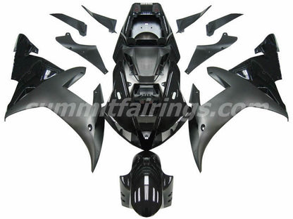 Fairings For Yamaha YZF-R1 Gloss Black Matte Black R1  (2002-2003)
