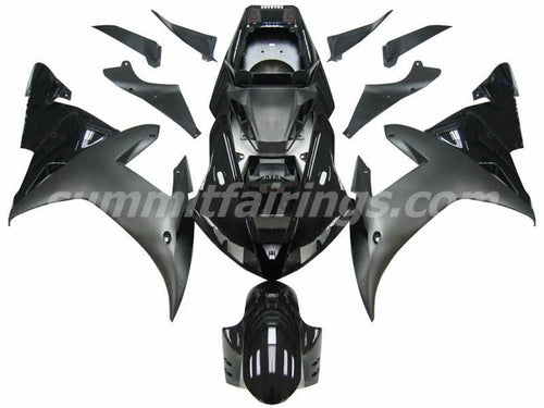 Fairings For Yamaha YZF-R1 Gloss Black Matte Black R1  (2002-2003)