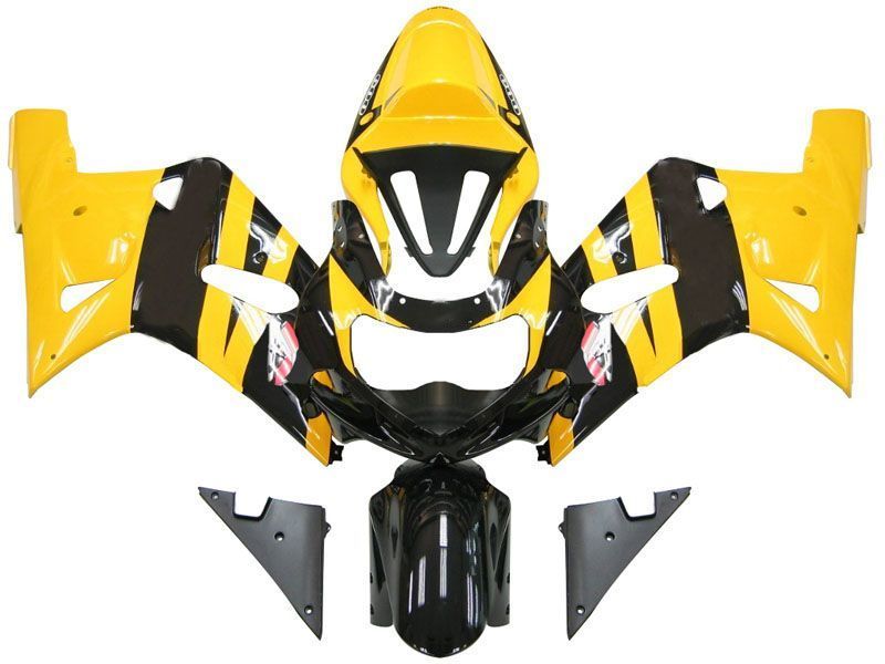 Fairings For Suzuki GSXR 750 Yellow & Black GSXR  (2001-2003)