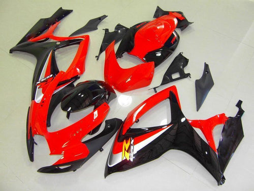 Fairings For Suzuki - GSXR600-750 K6 06-07 Red Black