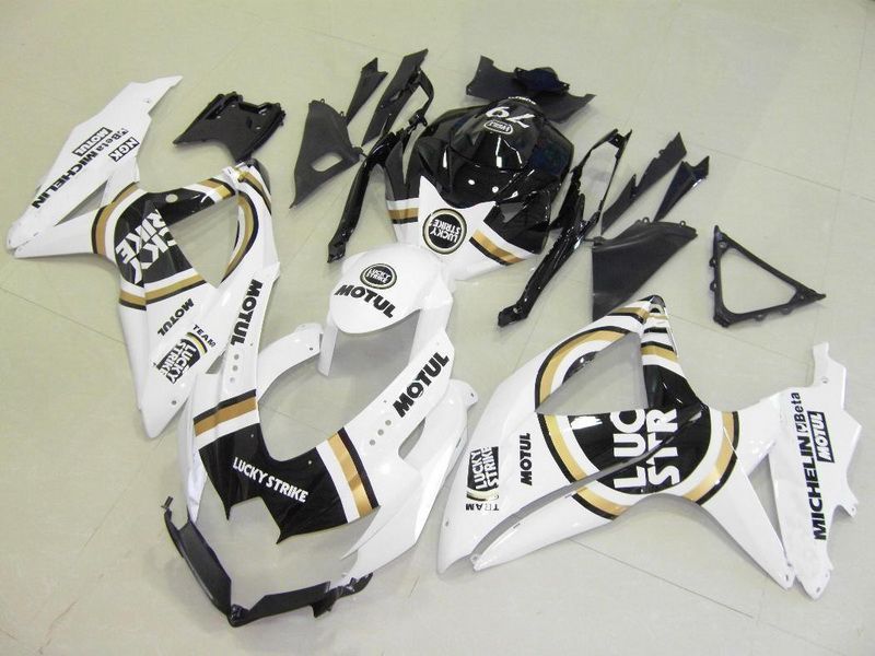 Fairings For Suzuki - GSXR600-750 K8 2008-2010 Black 