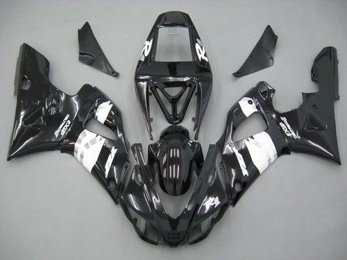 Fairings For Yamaha YZF-R1 Black White R1  (1998-1999)