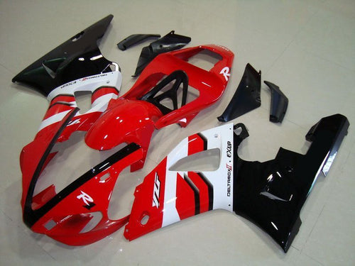 Fairings For Yamaha - YZF1000 R1 00-01 Red White