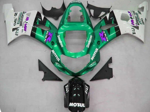 Fairings For Suzuki - GSXR600-750 K1 2001-2003 Green Purple