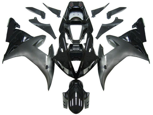 Fairings For Yamaha YZF-R1Contrast Black R1  (2002-2003)