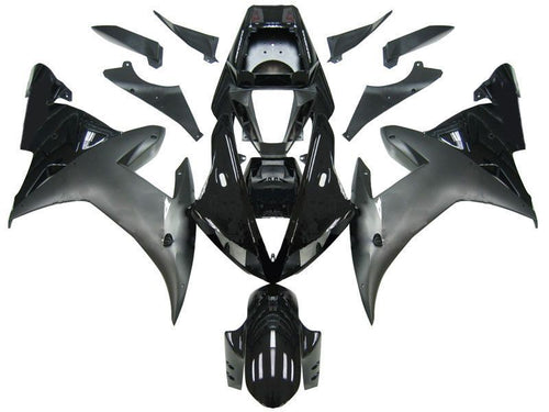 Fairings For Yamaha YZF-R1Contrast Black R1  (2002-2003)