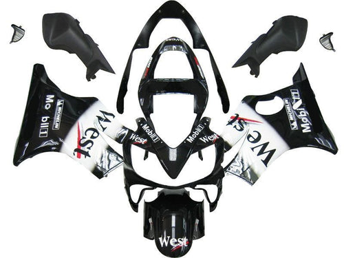 Fairings For Honda CBR 600 F4i Black West  (2001-2003)