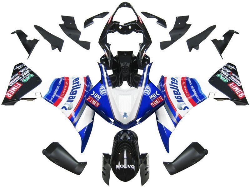 Fairings For Yamaha YZF-R1 Blue White Sterilgard  (2009-2012)