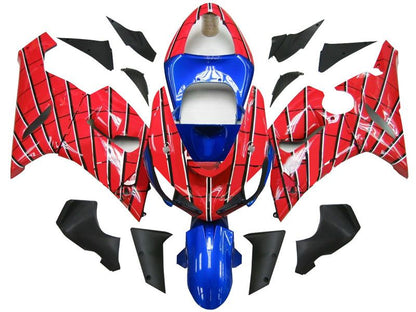 Fairings For Kawasaki ZX6R 636 Red & Blue Spider Man  (2005-2006)