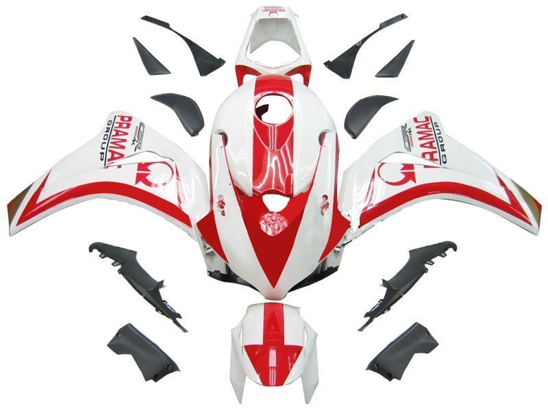 Fairings For Honda CBR 1000 RR White & Red Pramac  (2008-2011)