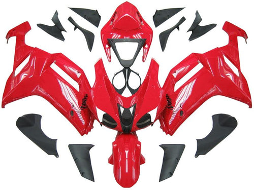 Fairings For Kawasaki ZX6R ZX636 Red Ninja ZX6R  (2007-2008)