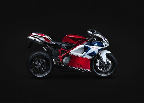 Fairings For Ducati 1098 1198 848  Red White Blue Star 848  (2007-2011)
