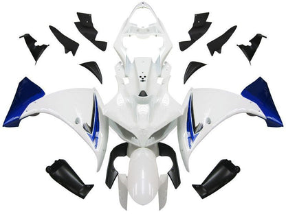 Fairings For Yamaha YZF-R1 White Blue Black R1  (2009-2012)