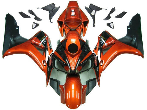 Fairings For Honda CBR 1000 RR Orange Metallic & Black CBR  (2006-2007)
