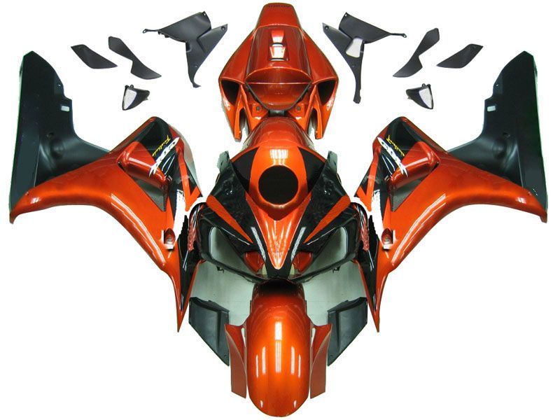 Fairings For Honda CBR 1000 RR Orange Metallic & Black CBR  (2006-2007)