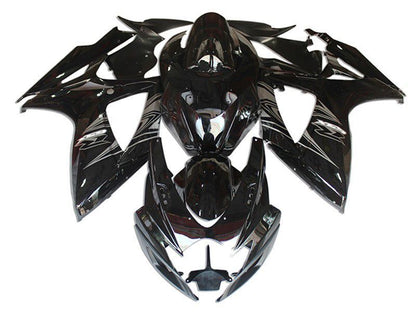 Fairings For Suzuki - GSXR600-750 K6 06-07 Black Silver