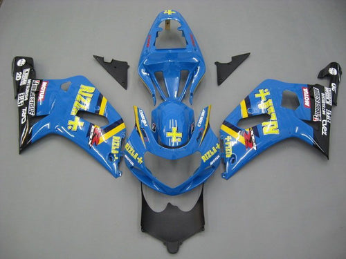 Fairings For Suzuki GSXR 600 Blue Black GSXR  (2001-2003)