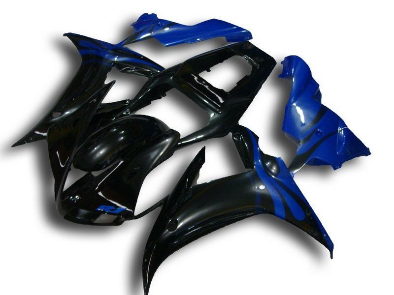 Fairings For Yamaha - YZF1000 R1 02-03 Black and 