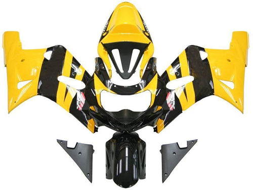 Fairings For Suzuki GSXR 600 Yellow Black GSXR  (2001-2003)