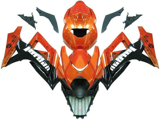 Fairings For Suzuki GSXR 1000 Orange Metallic & Black Jordan  (2007-2008)