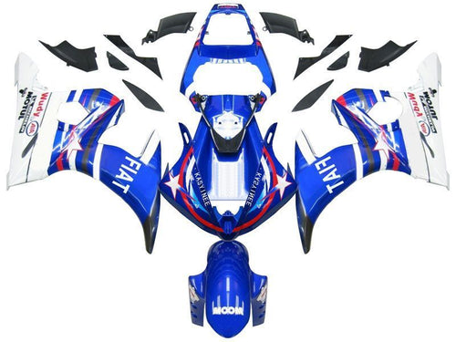 Fairings For Yamaha YZF-R6 Blue Star FIAT R6  (2005)