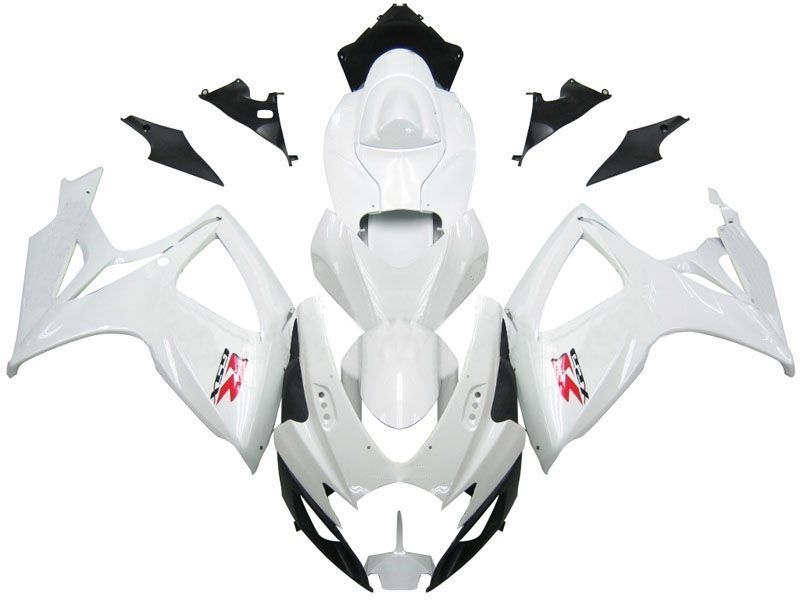 Fairings For Suzuki GSXR 600 750 White GSXR  (2006-2007)