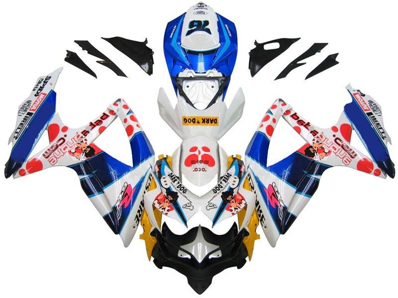 Fairings For Suzuki GSXR 600 750 Multi-Color pepephone  (2008-2009-2010)